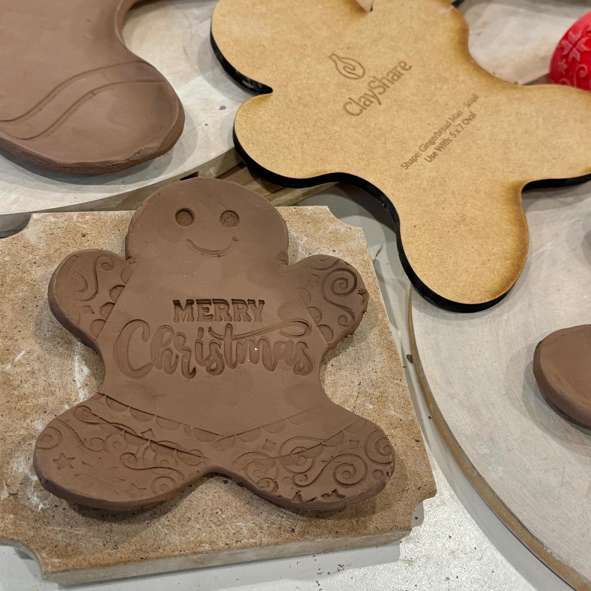 Gingerbread Man Rim Template Set