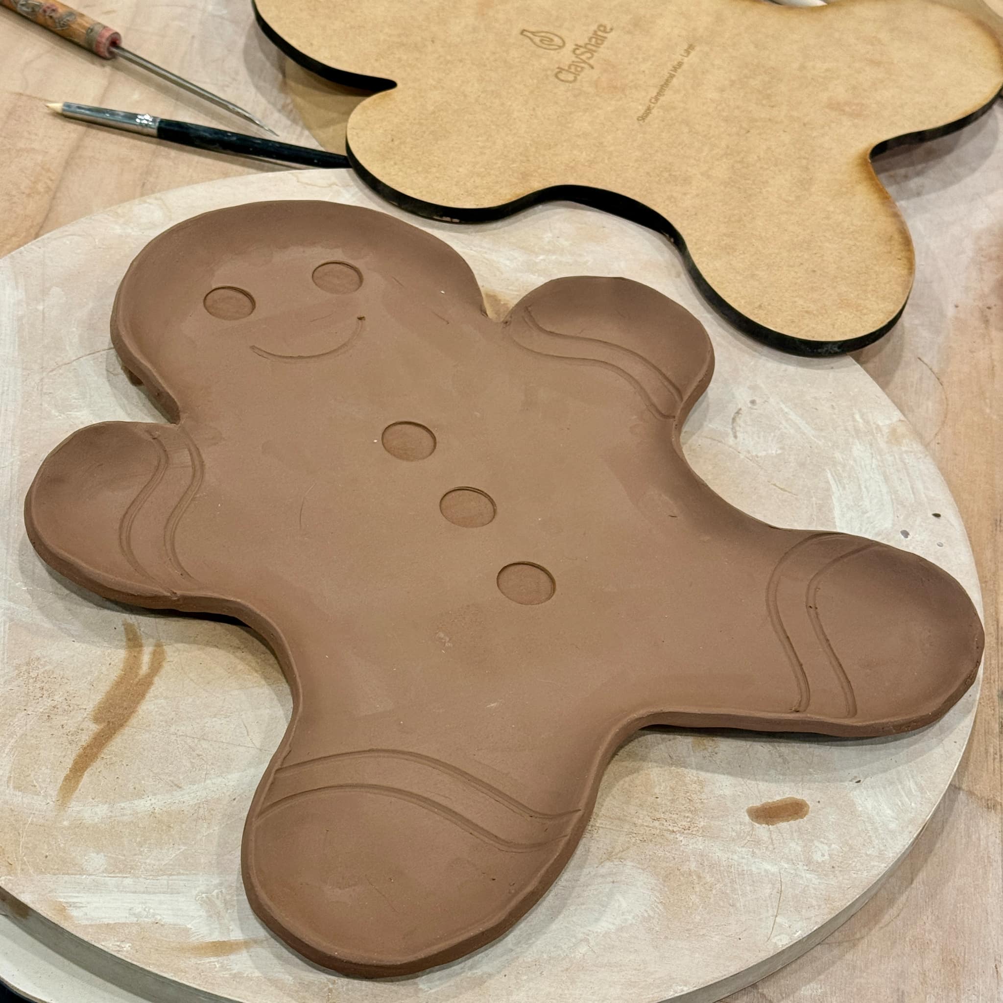 Gingerbread Man Rim Template Set