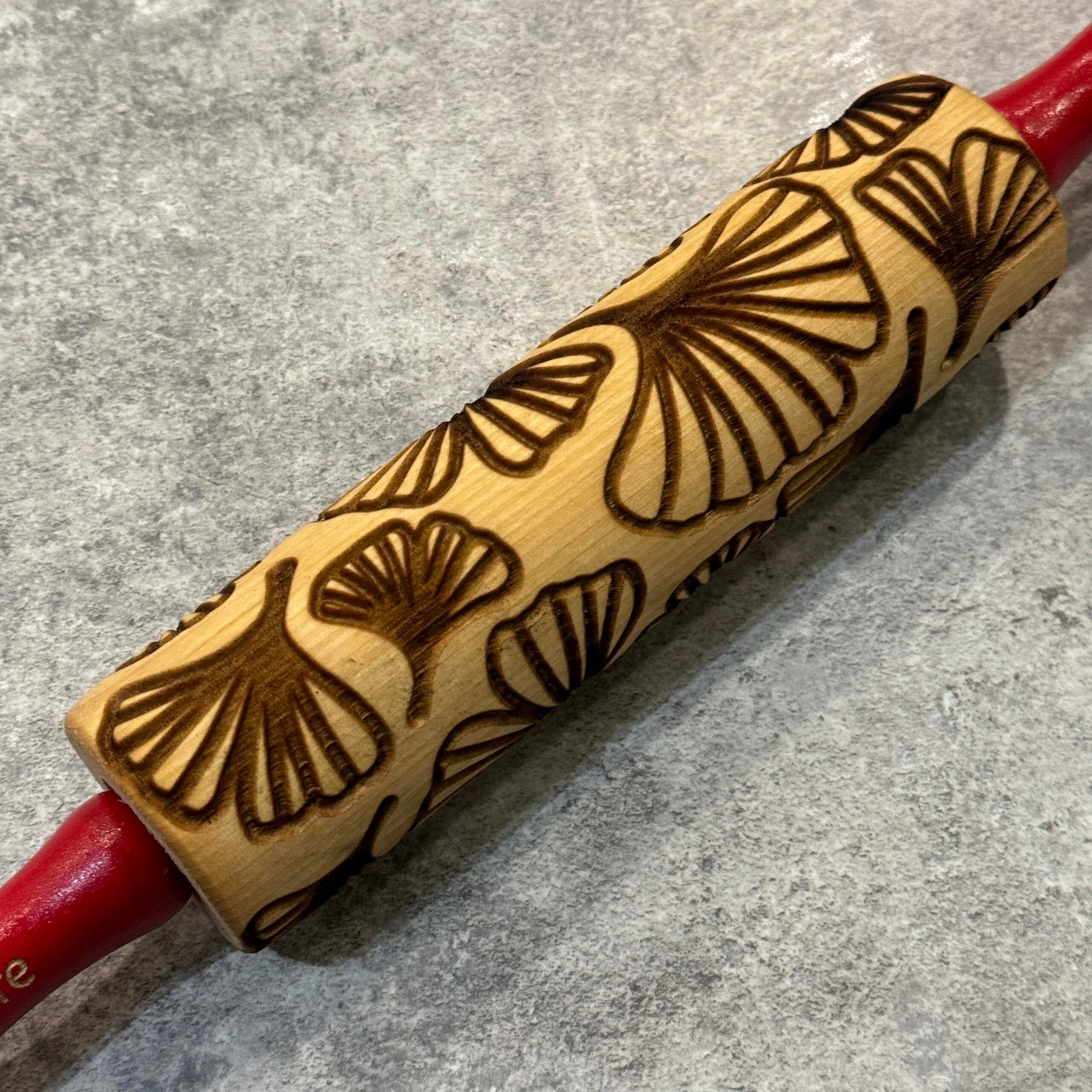 Floating Ginkgo 7 Rolling Pin