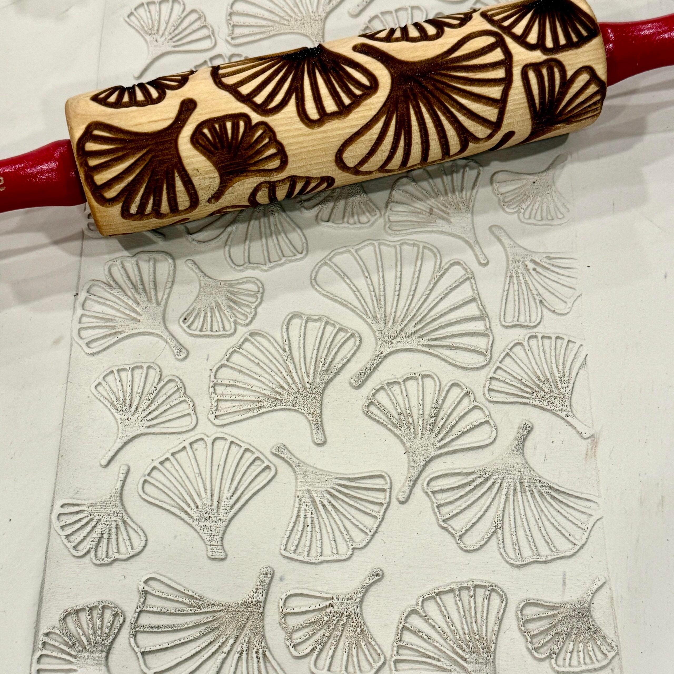 Floating Ginkgo 7 Rolling Pin