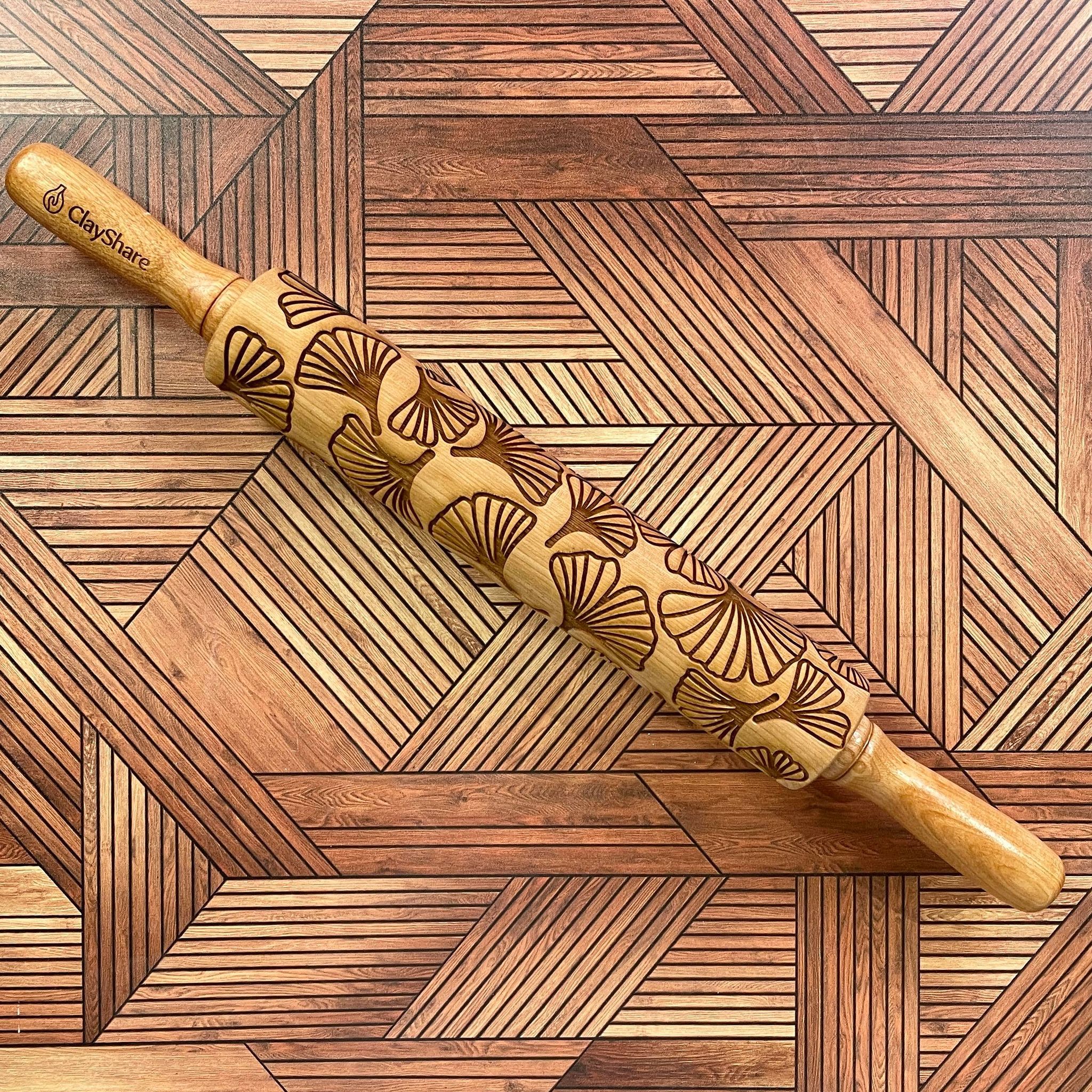Floating Ginkgo 12 Rolling Pin