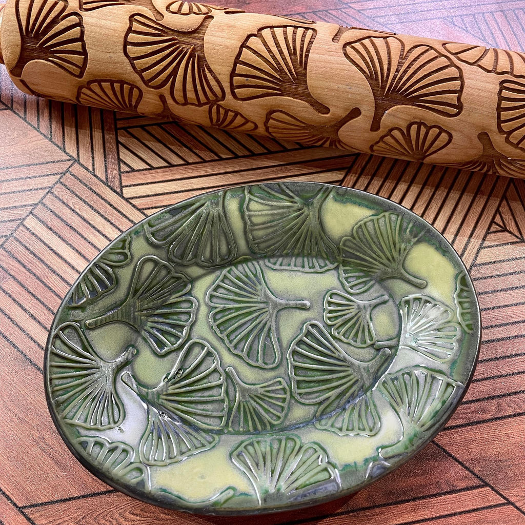 Floating Ginkgo 12 Rolling Pin