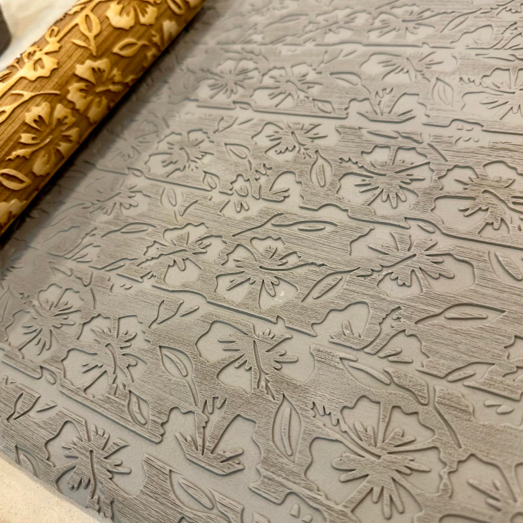 Hibiscus 12 Rolling Pin