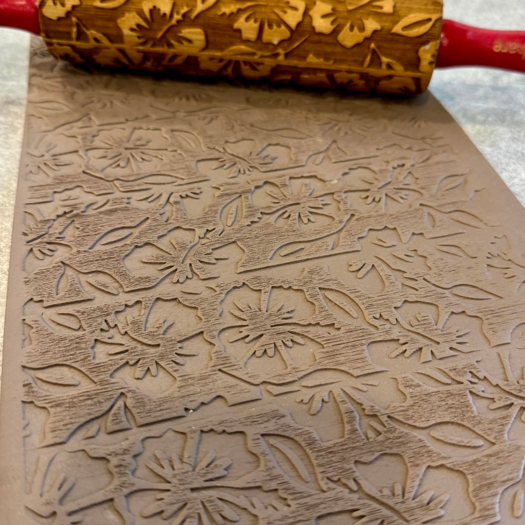 Hibiscus 7 Rolling Pin