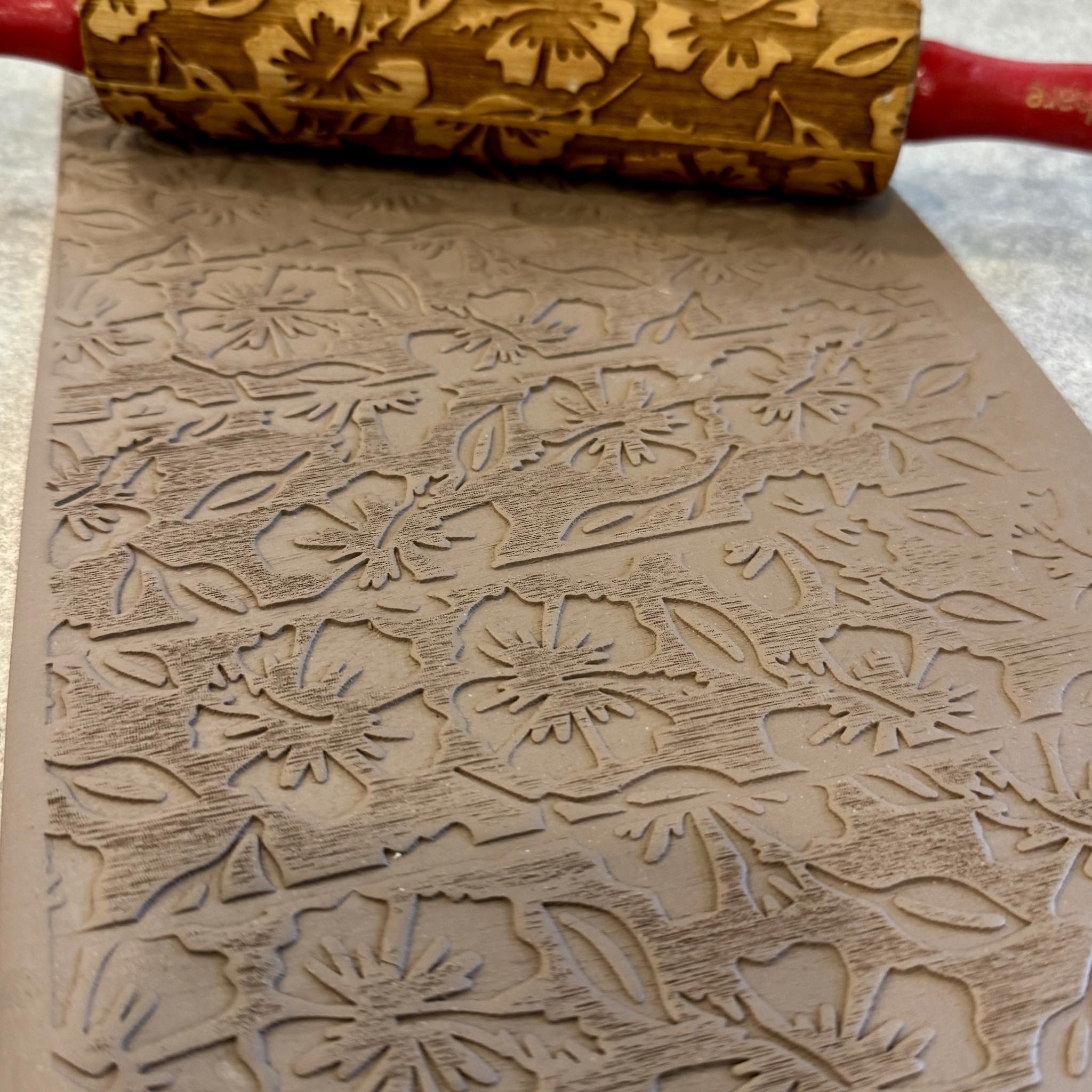 Hibiscus 7 Rolling Pin