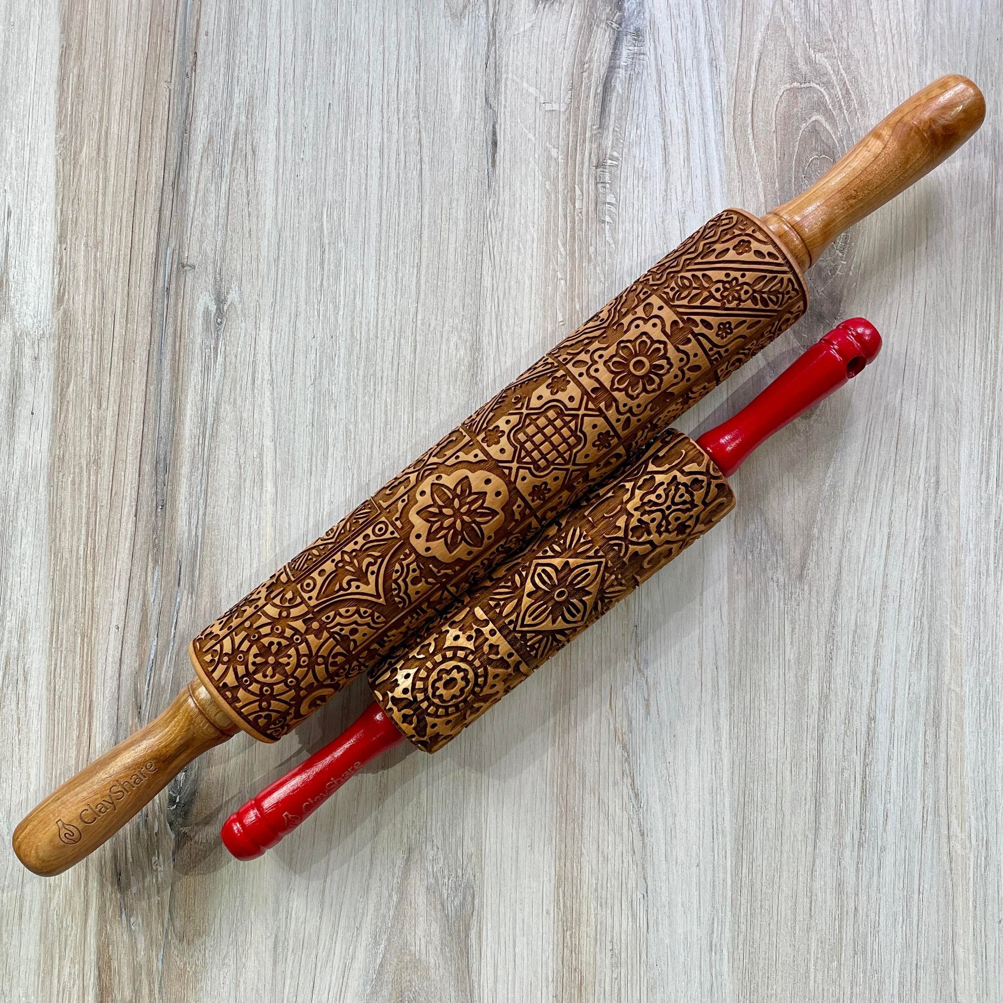 Moroccan Tile 12 Rolling Pin