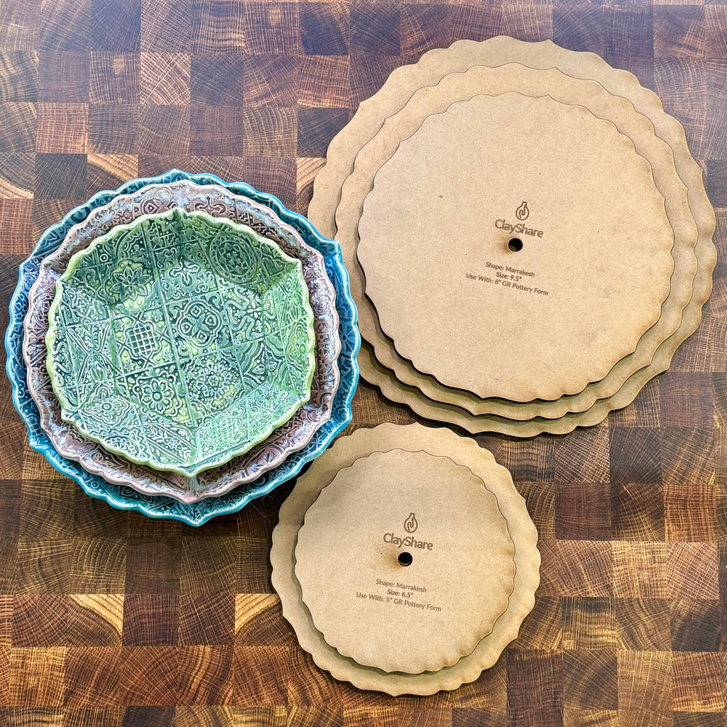 Marrakesh Round Stack Rim Template Set