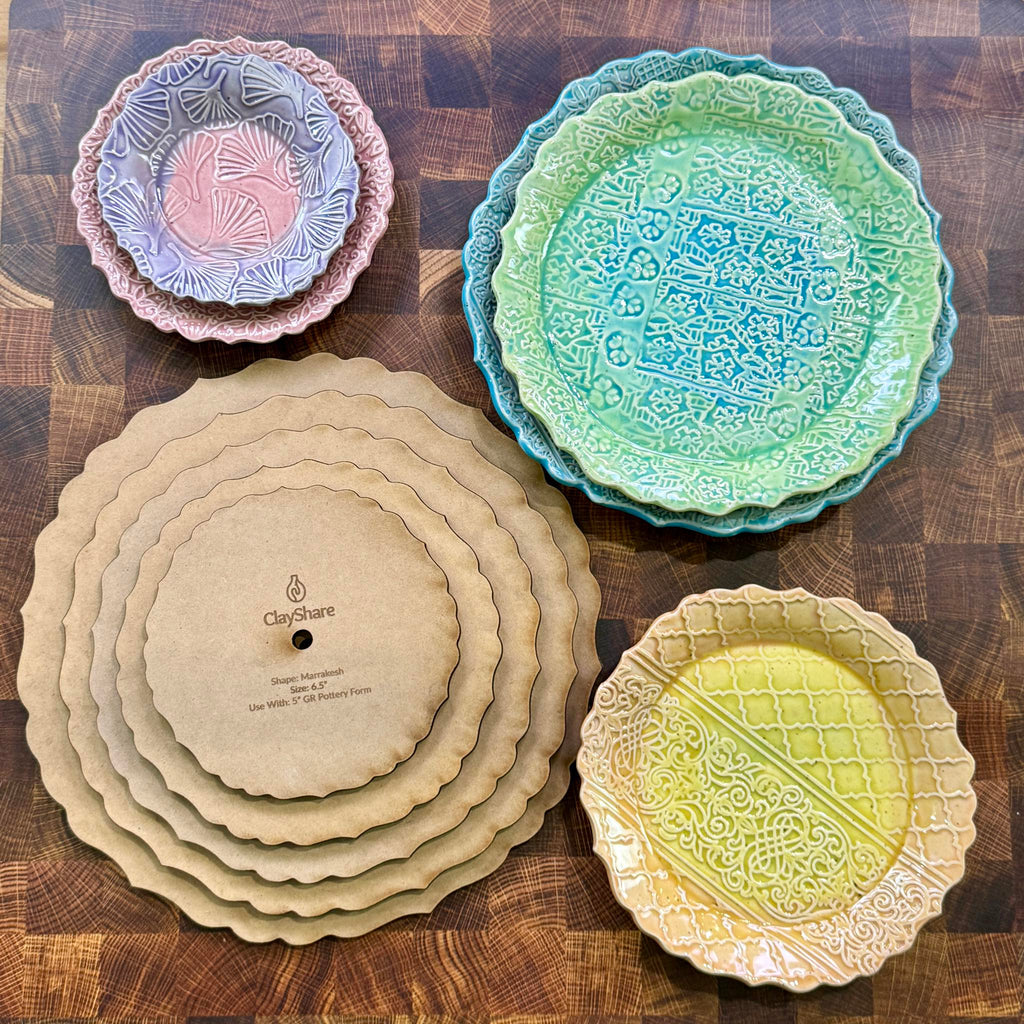 Marrakesh Round Stack Rim Template Set
