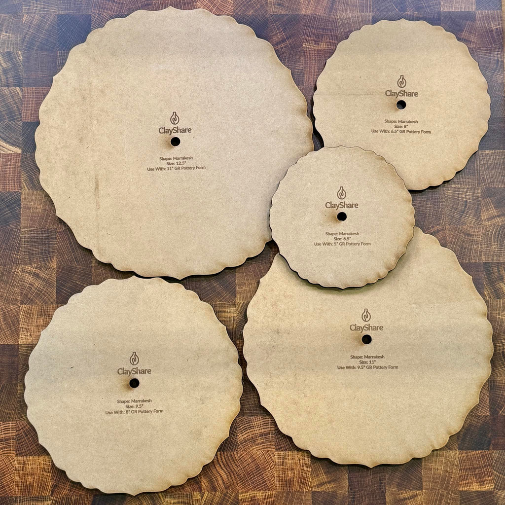 Marrakesh Round Stack Rim Template Set