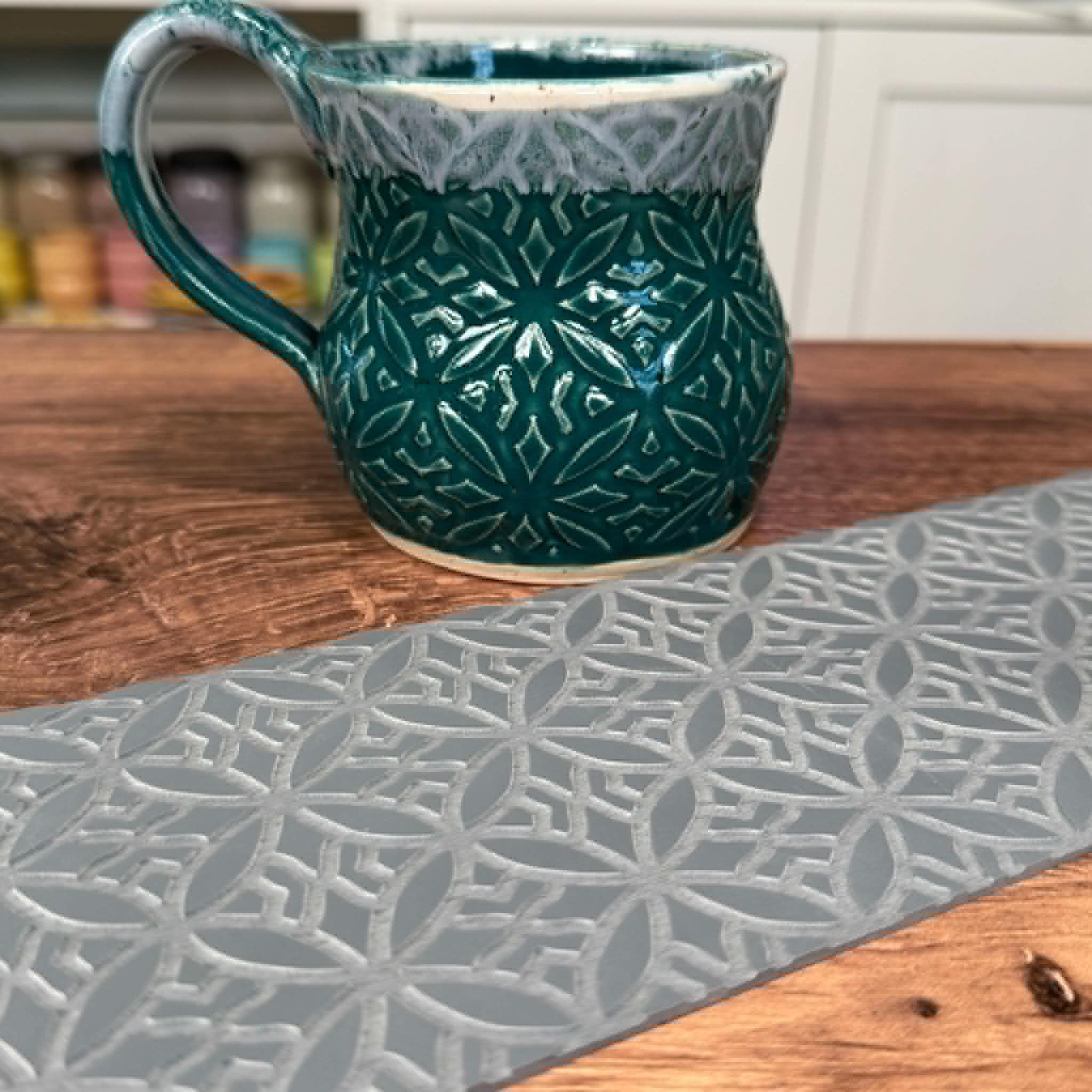 Mashrabiya EmpressaMat Textured Mug Mat