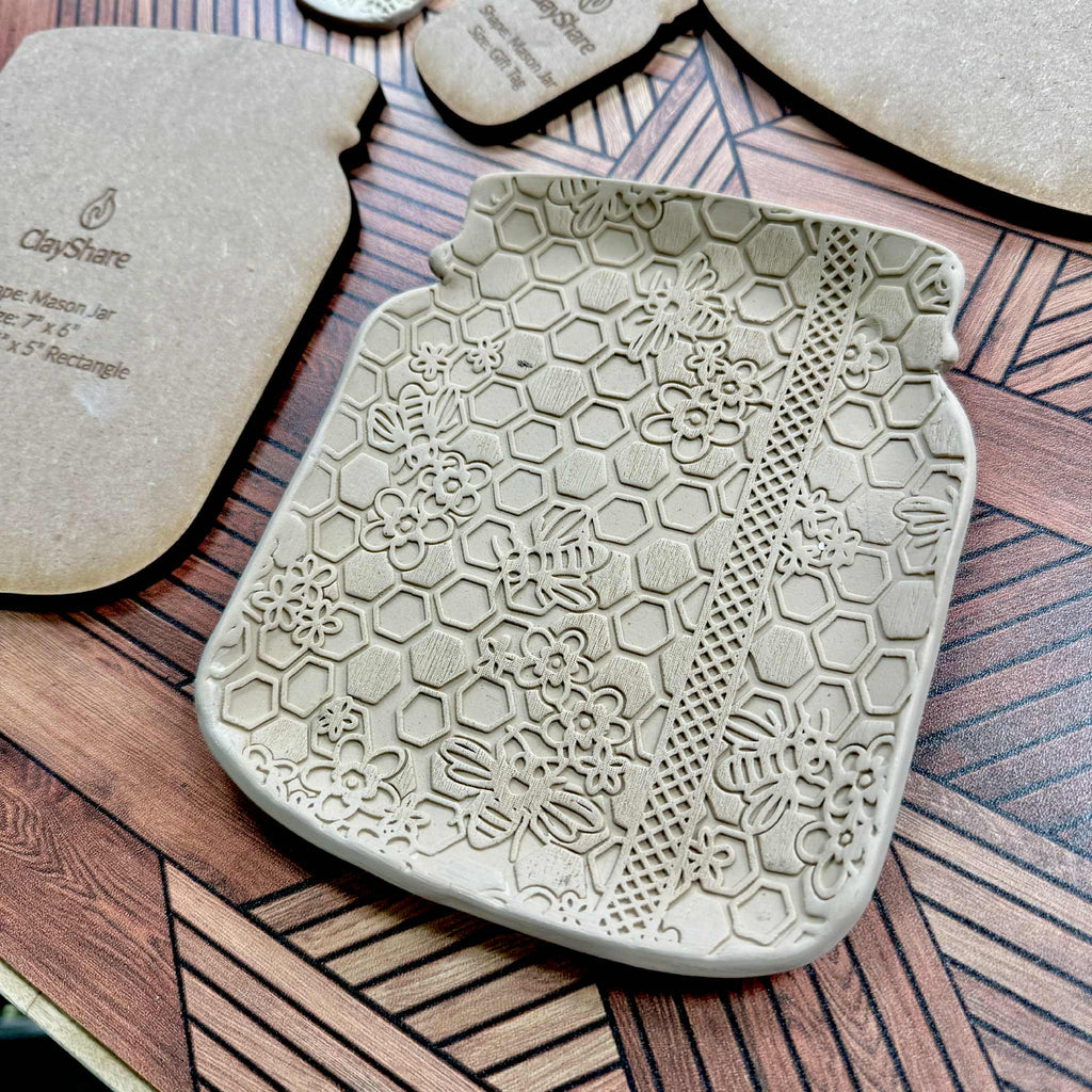 Mason Jar Rim Template Set