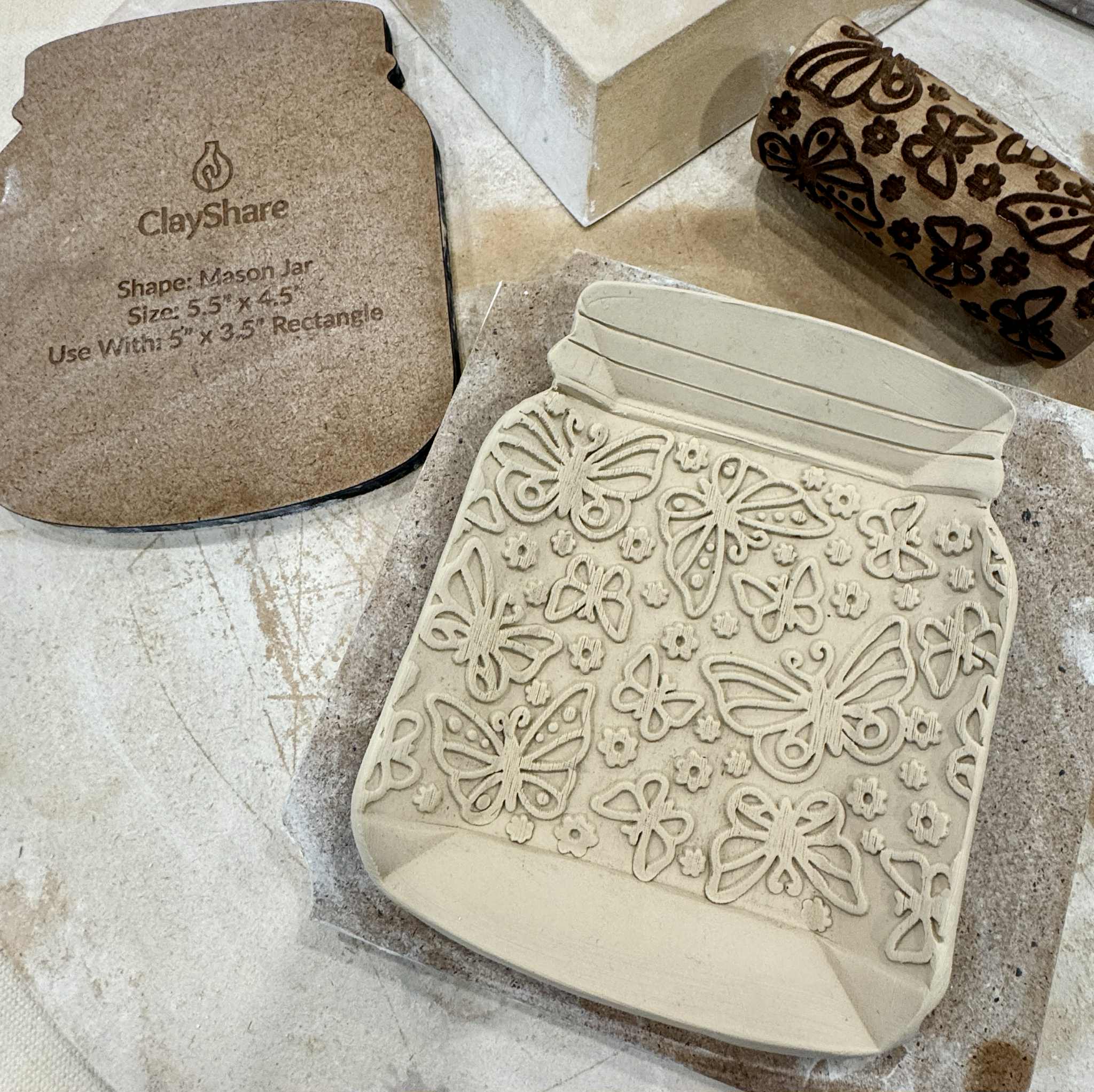 Mason Jar Rim Template Set