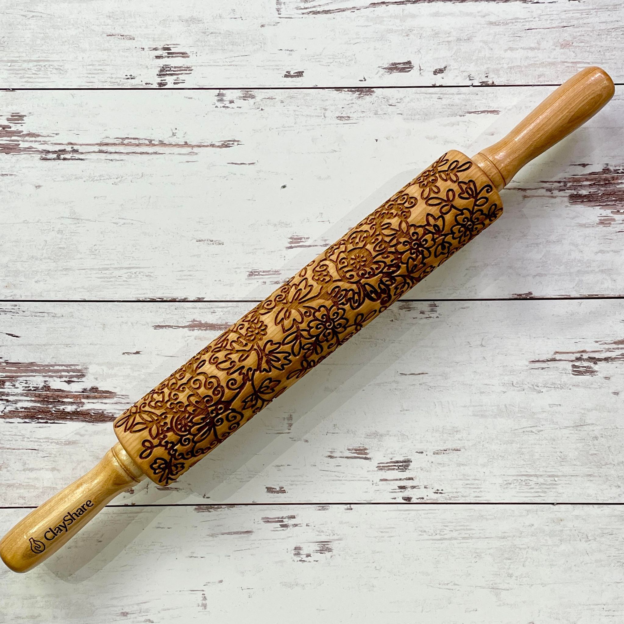 Minnie's Lace Flowers 12 Rolling Pin