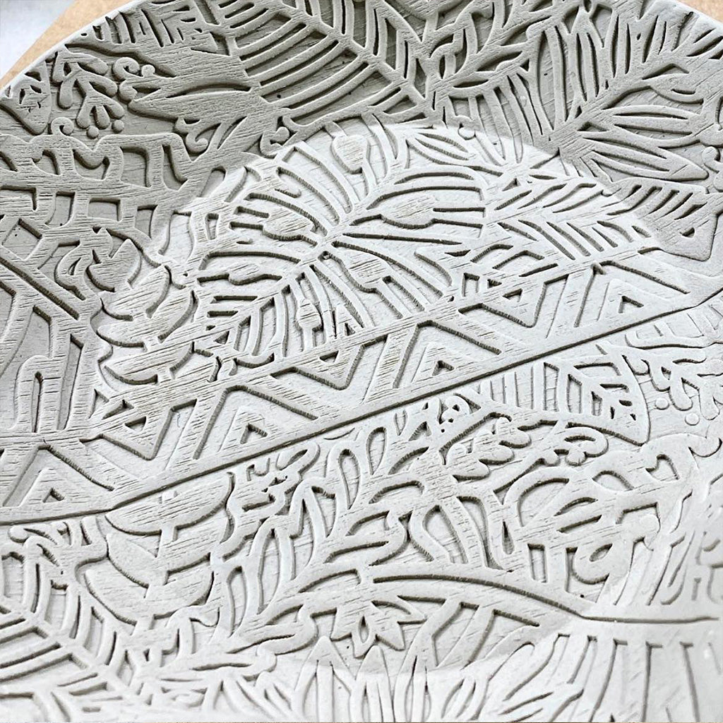 Monstera 7 Inch Pin Detail