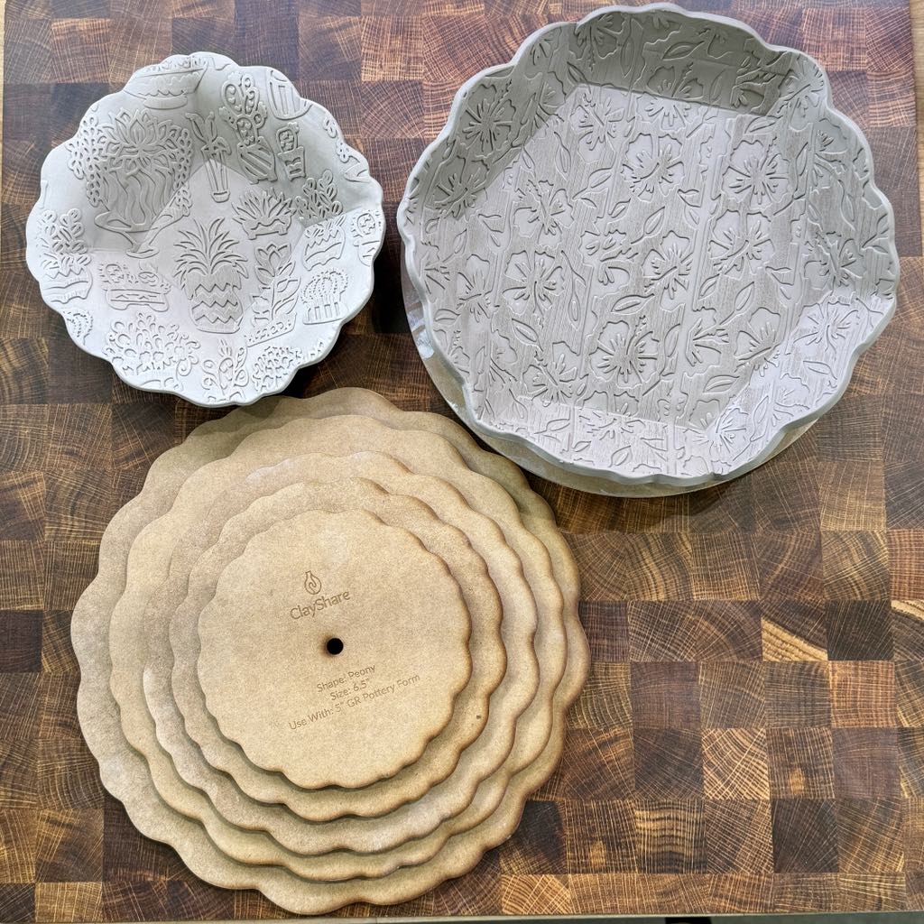 Peony Round Stack Rim Template Set
