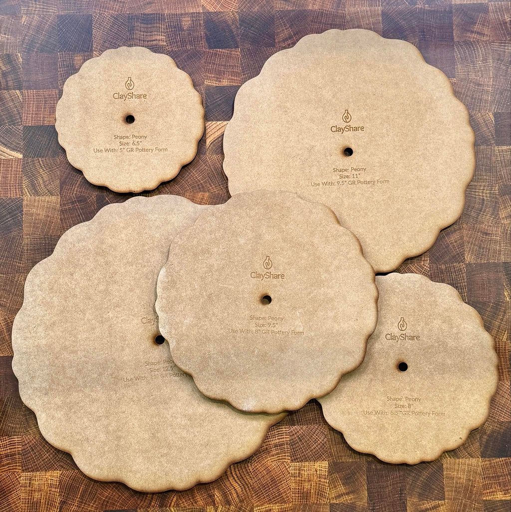 Peony Round Stack Rim Template Set