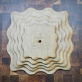 Ruffled Square Stack Rim Template Set