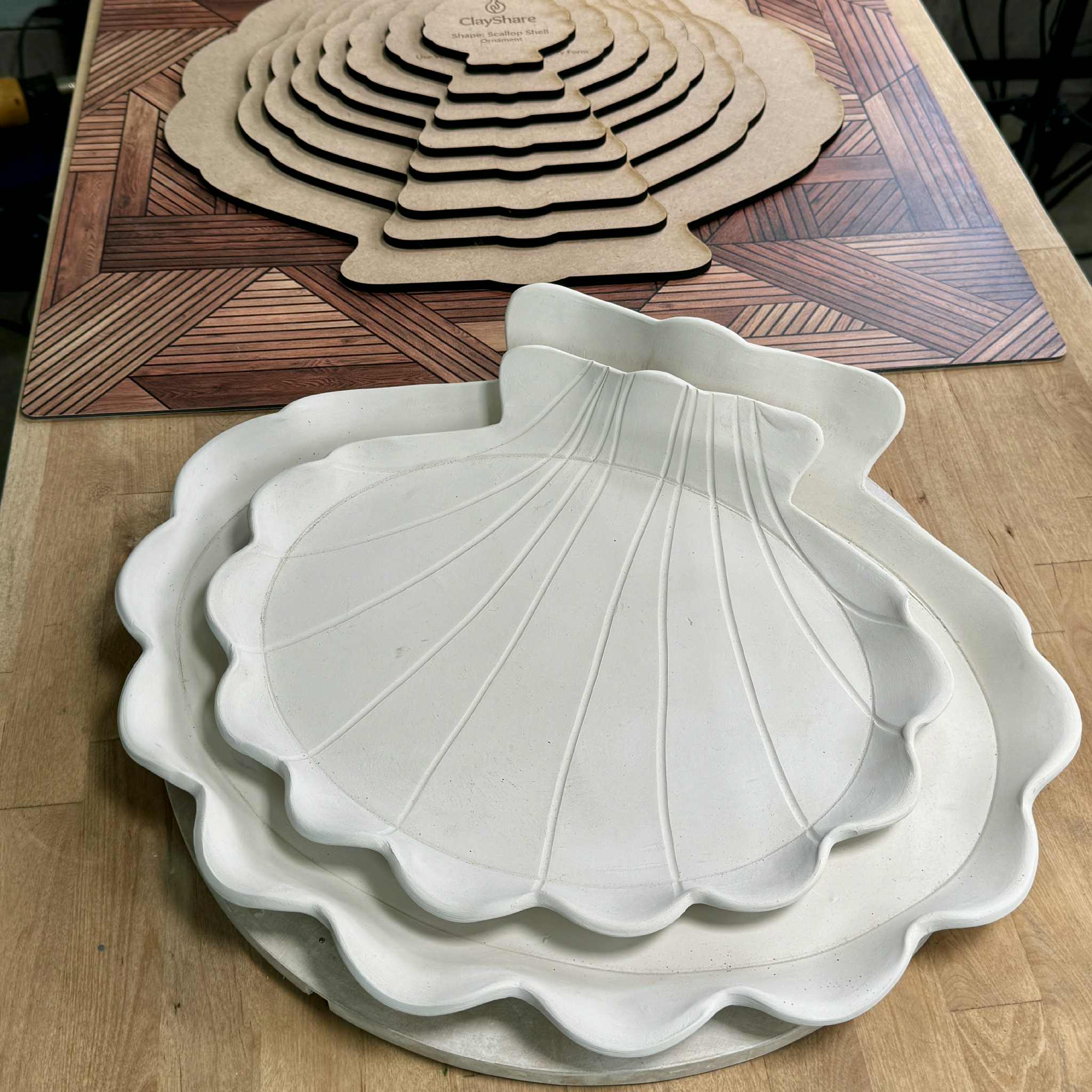 Scallop Shell Mega Template Set
