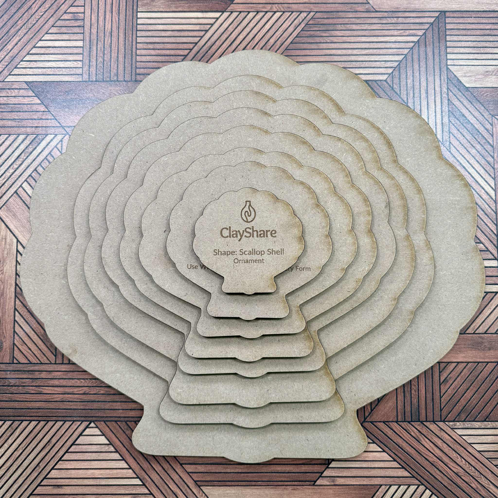 Scallop Shell Mega Template Set