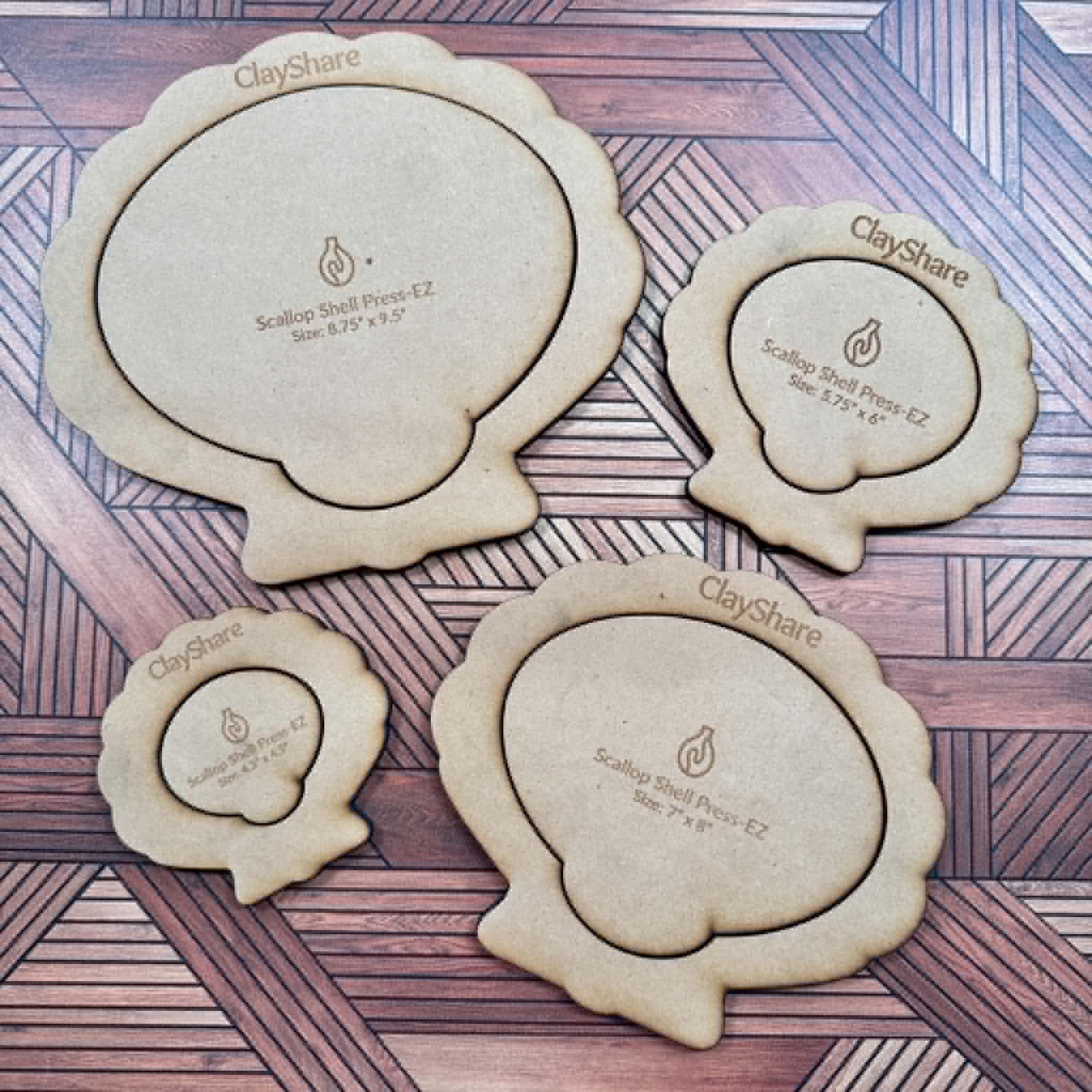 Scallop Shell Press-EZ Set