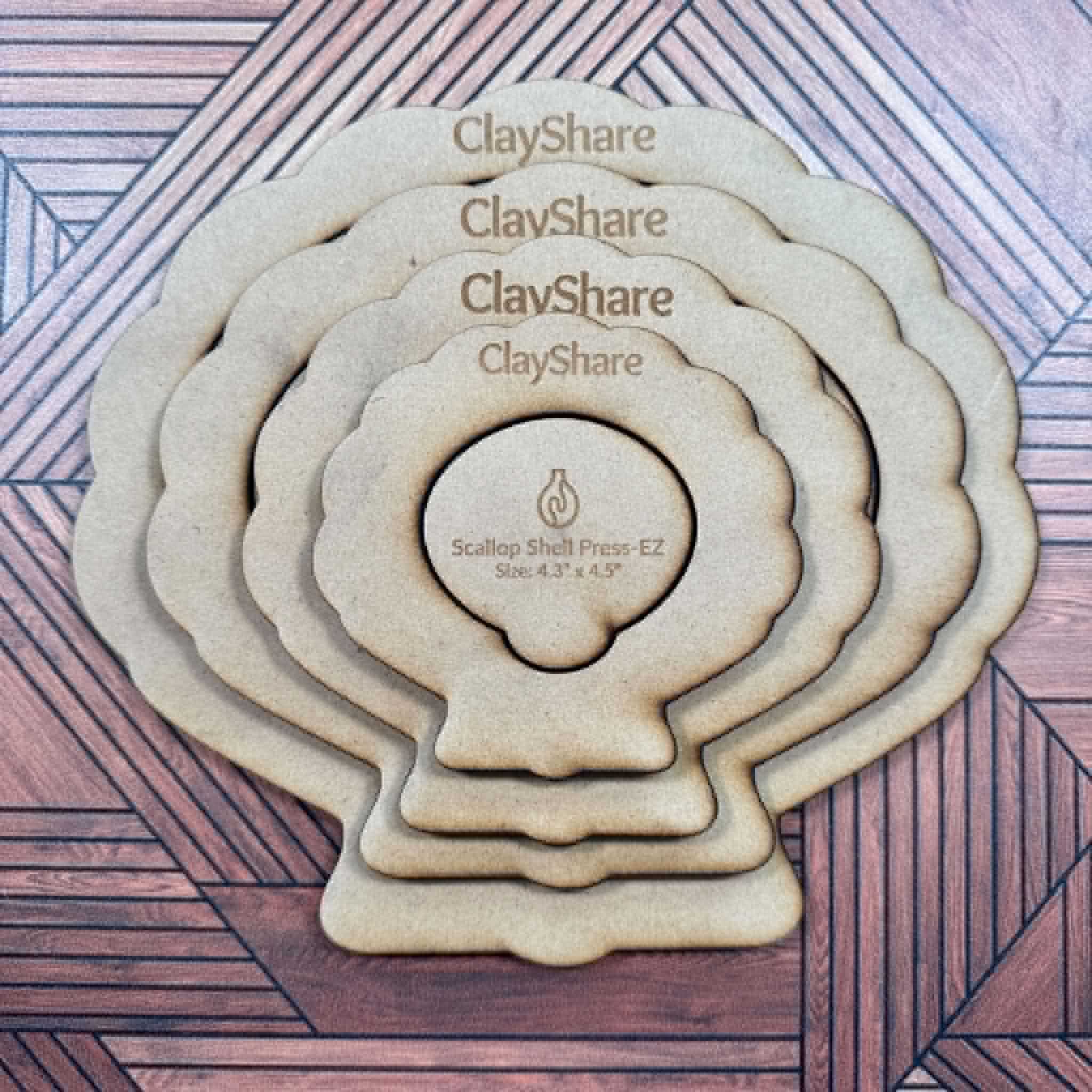 Scallop Shell Press-EZ Set
