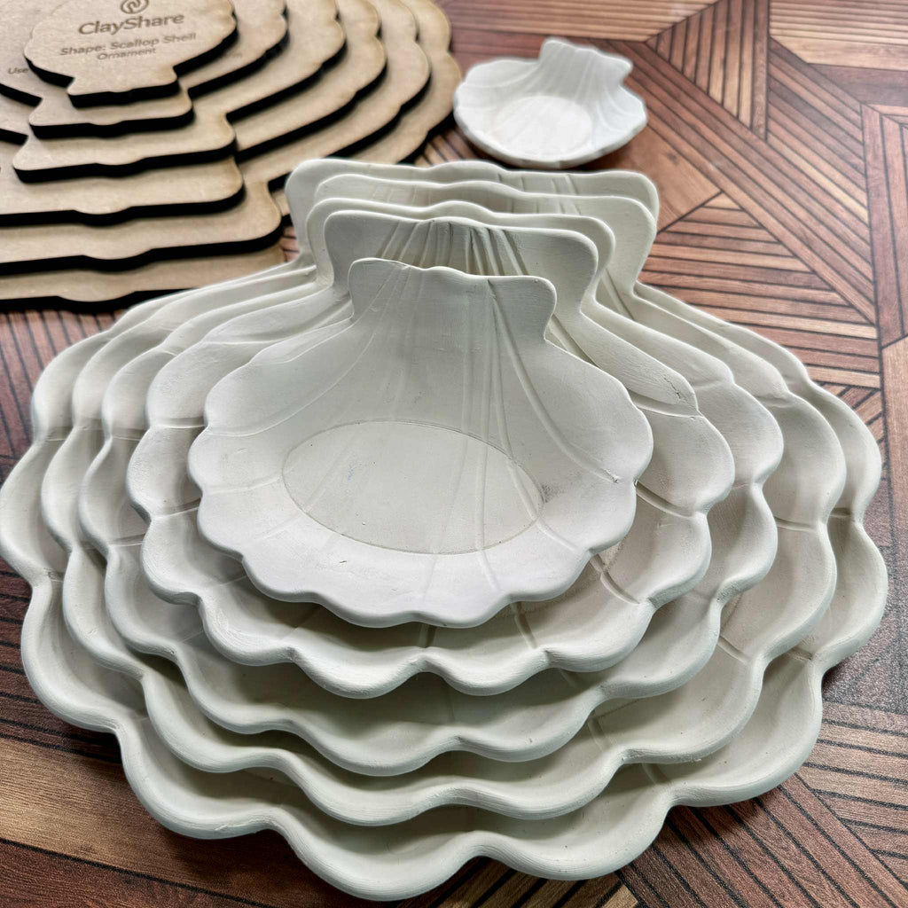 Scallop Shell Mega Template Set