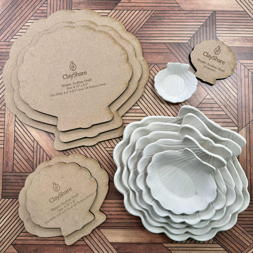 Scallop Shell Standard Template Set