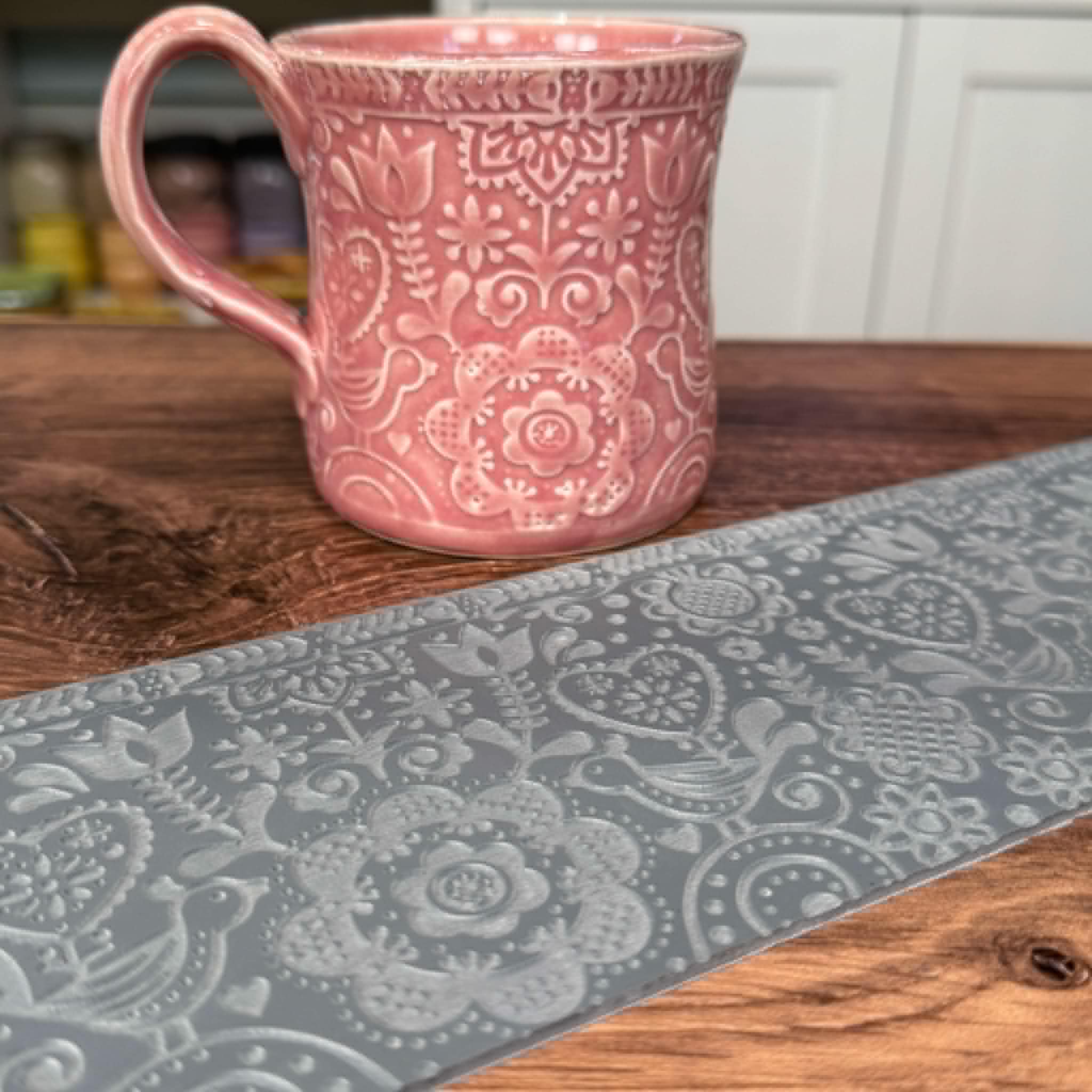 Scandi Birds EmpressaMat Textured Mug Mat