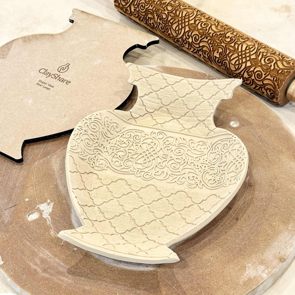 Silhouette Vase Rim Template Set