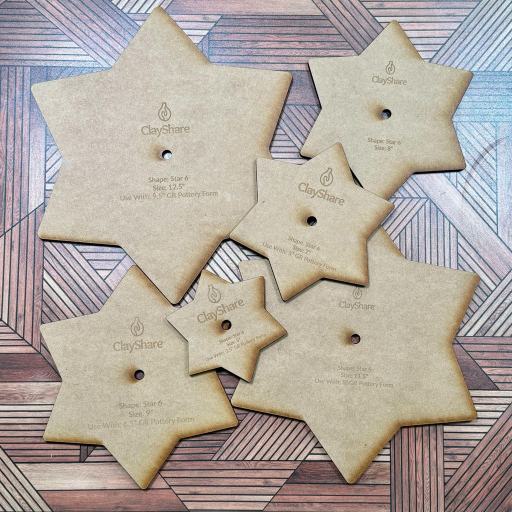 Star 6 Rim Template Set