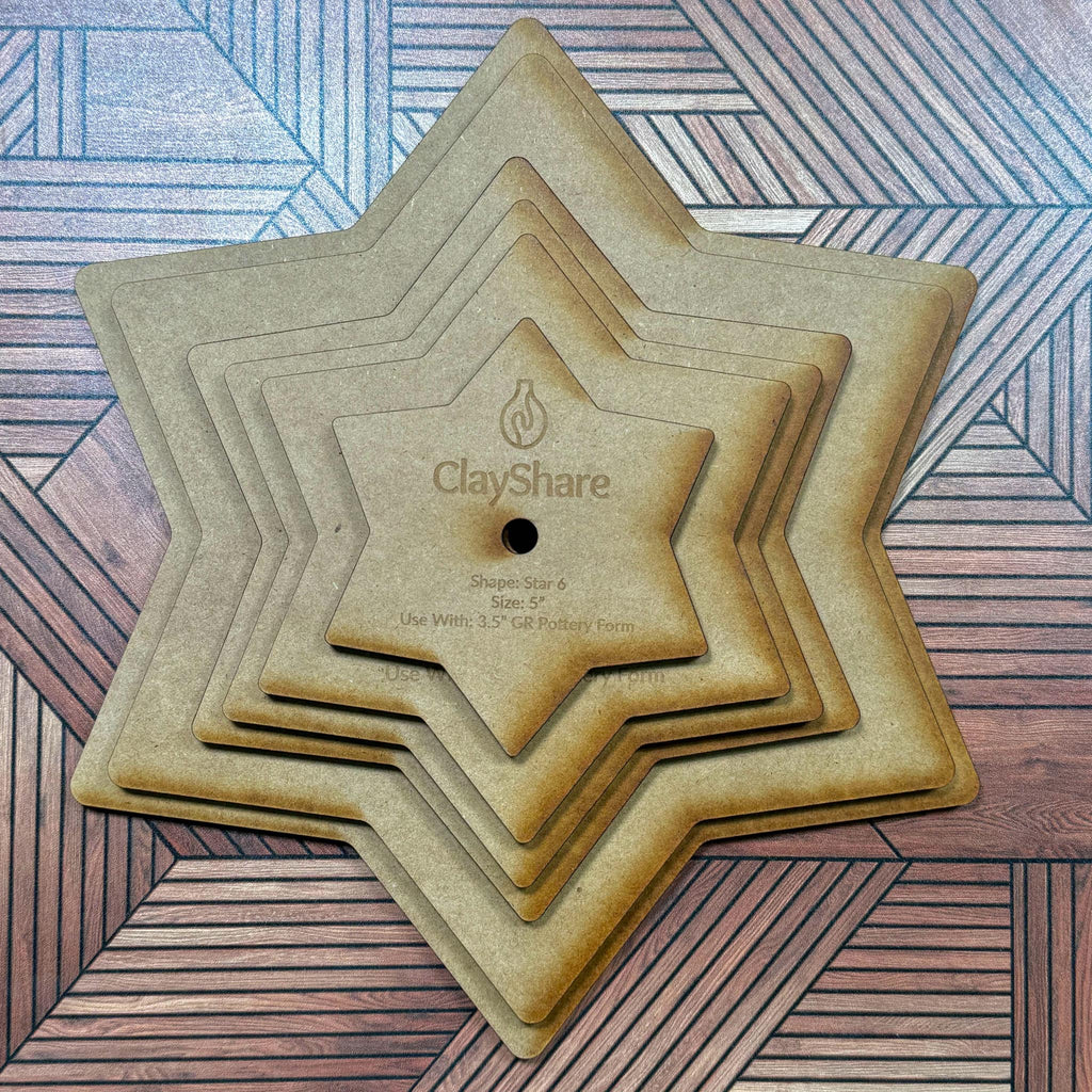 Star 6 Rim Template Set