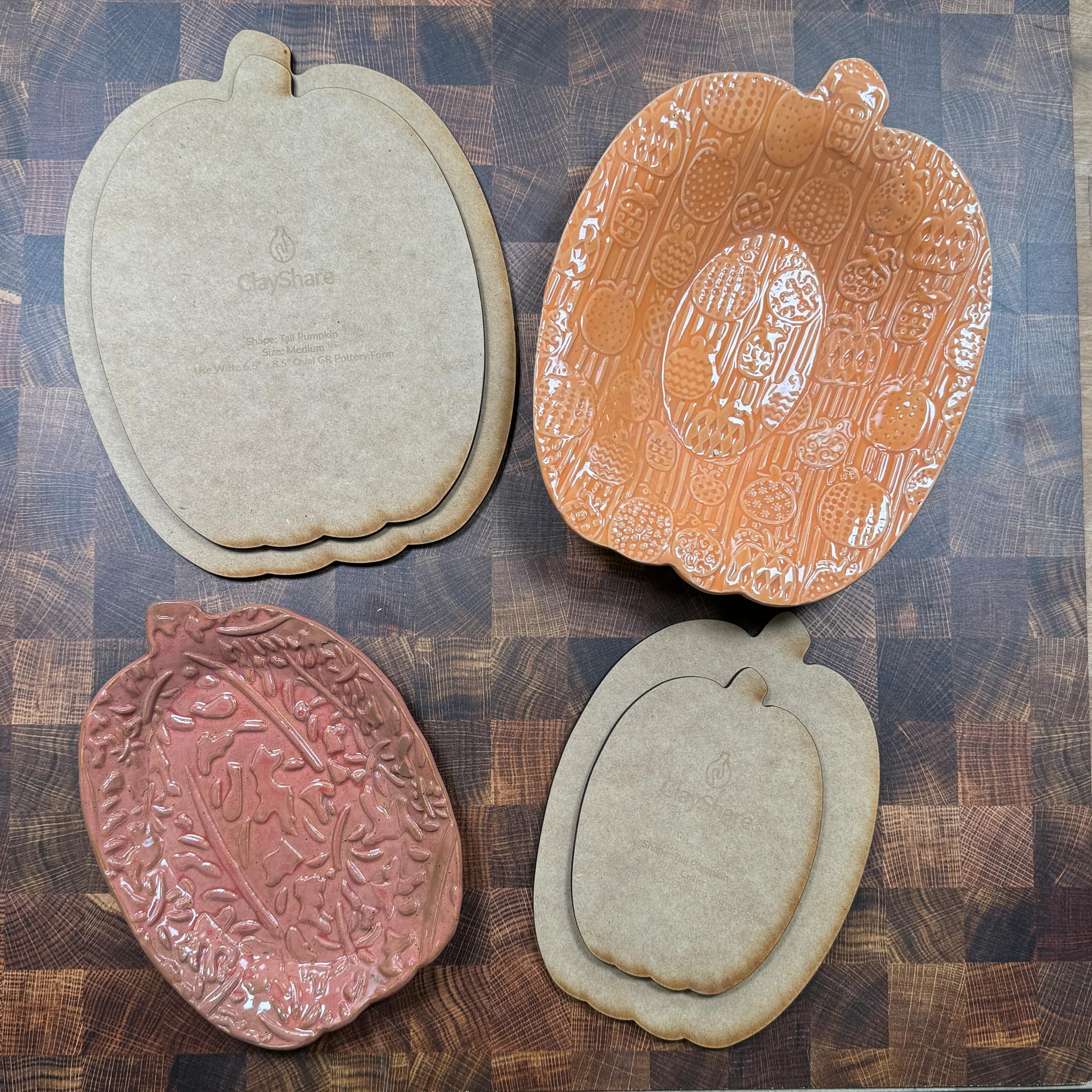 Tall Pumpkin Rim Template Set