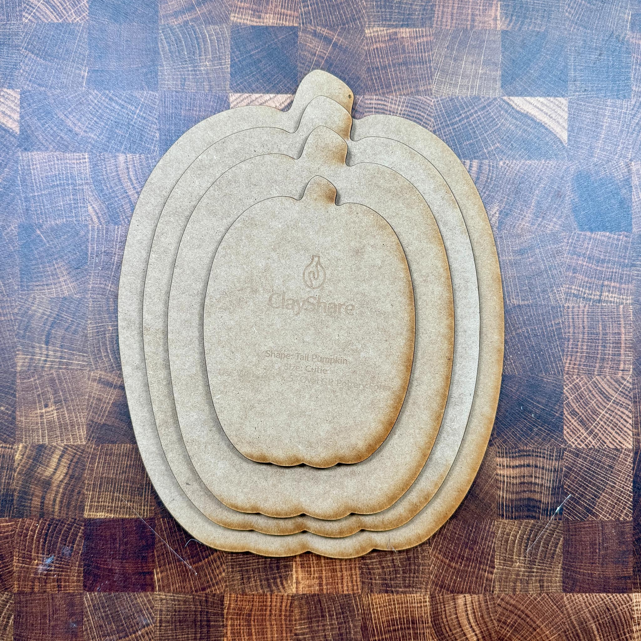 Tall Pumpkin Rim Template Set