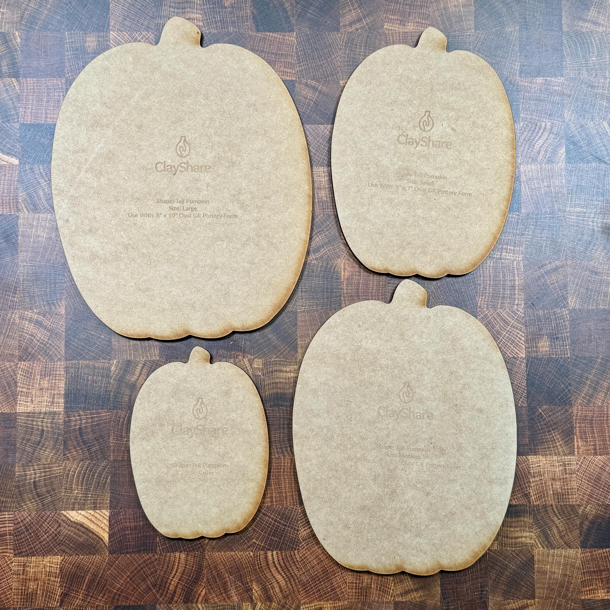 Tall Pumpkin Rim Template Set