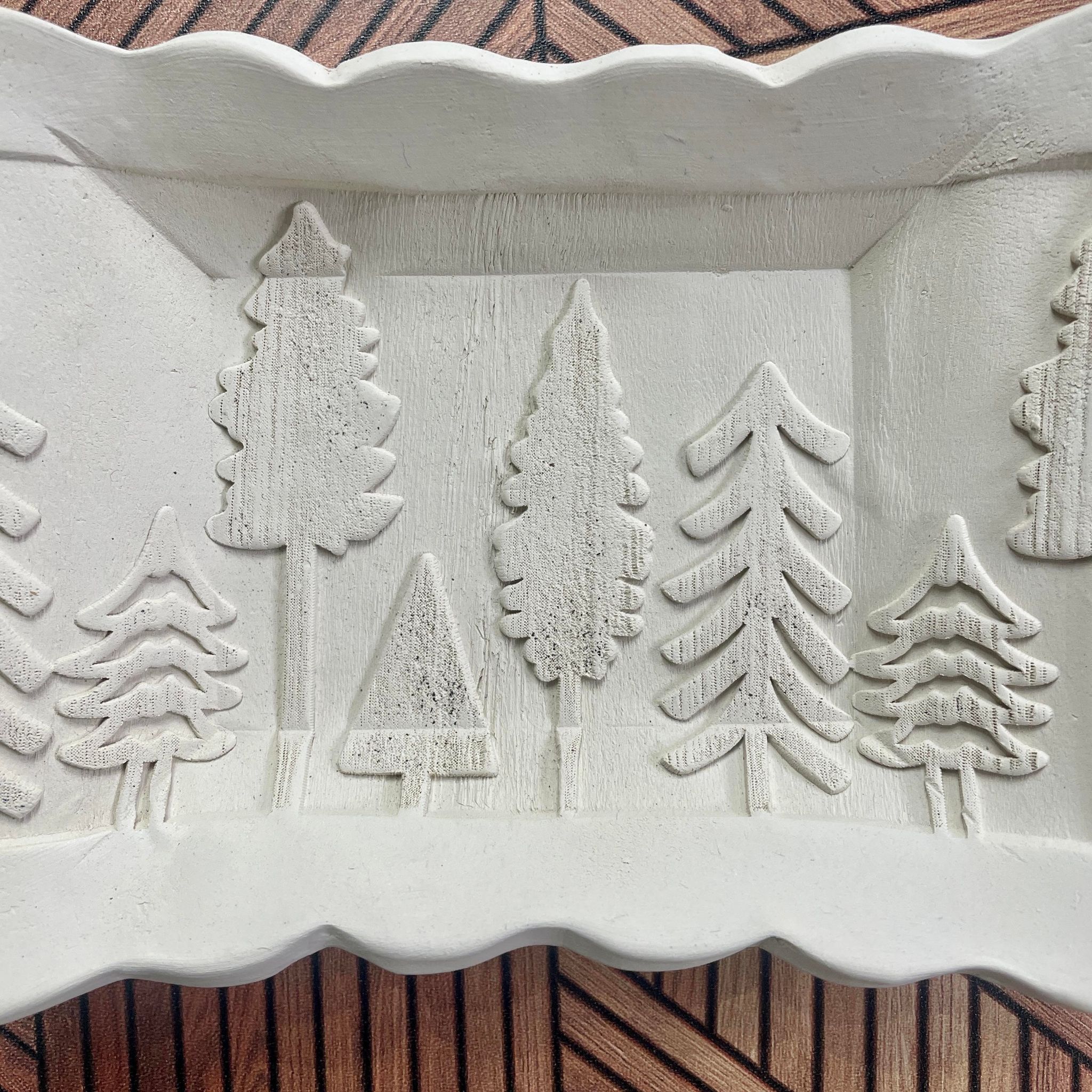 Evergreen Trees Mini Roller