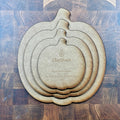 Round Pumpkin Template Set