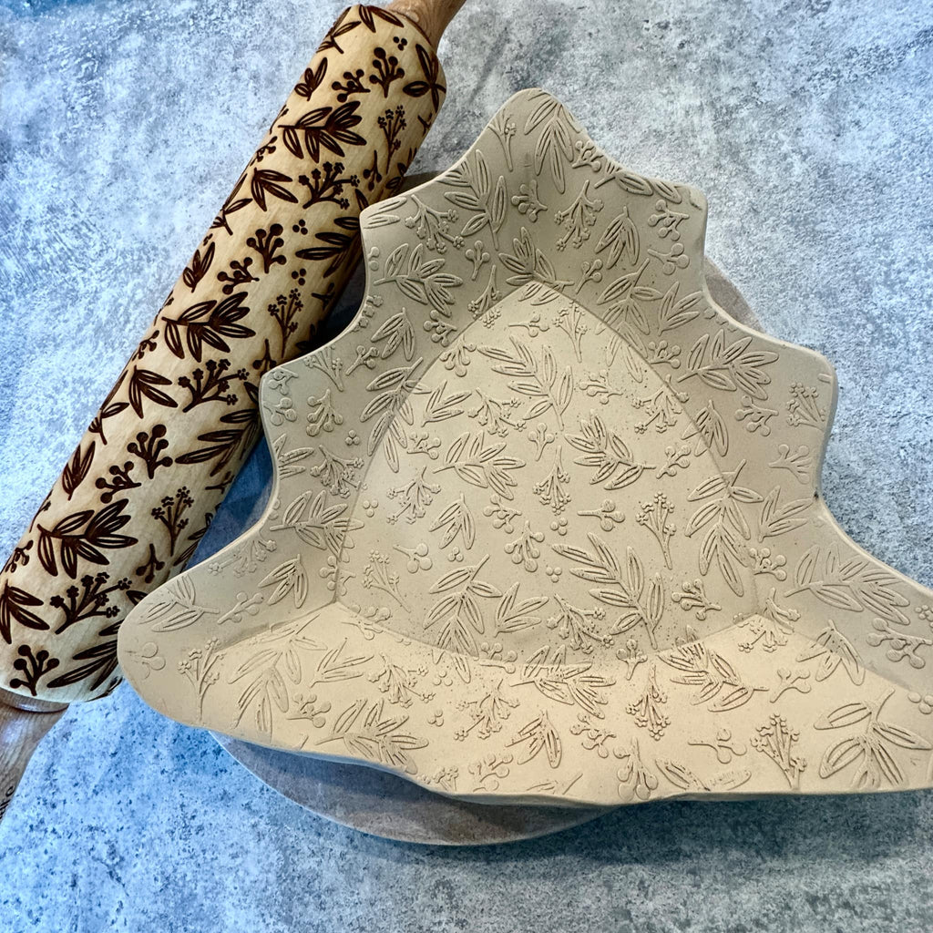 Winter Berries 12 Rolling Pin