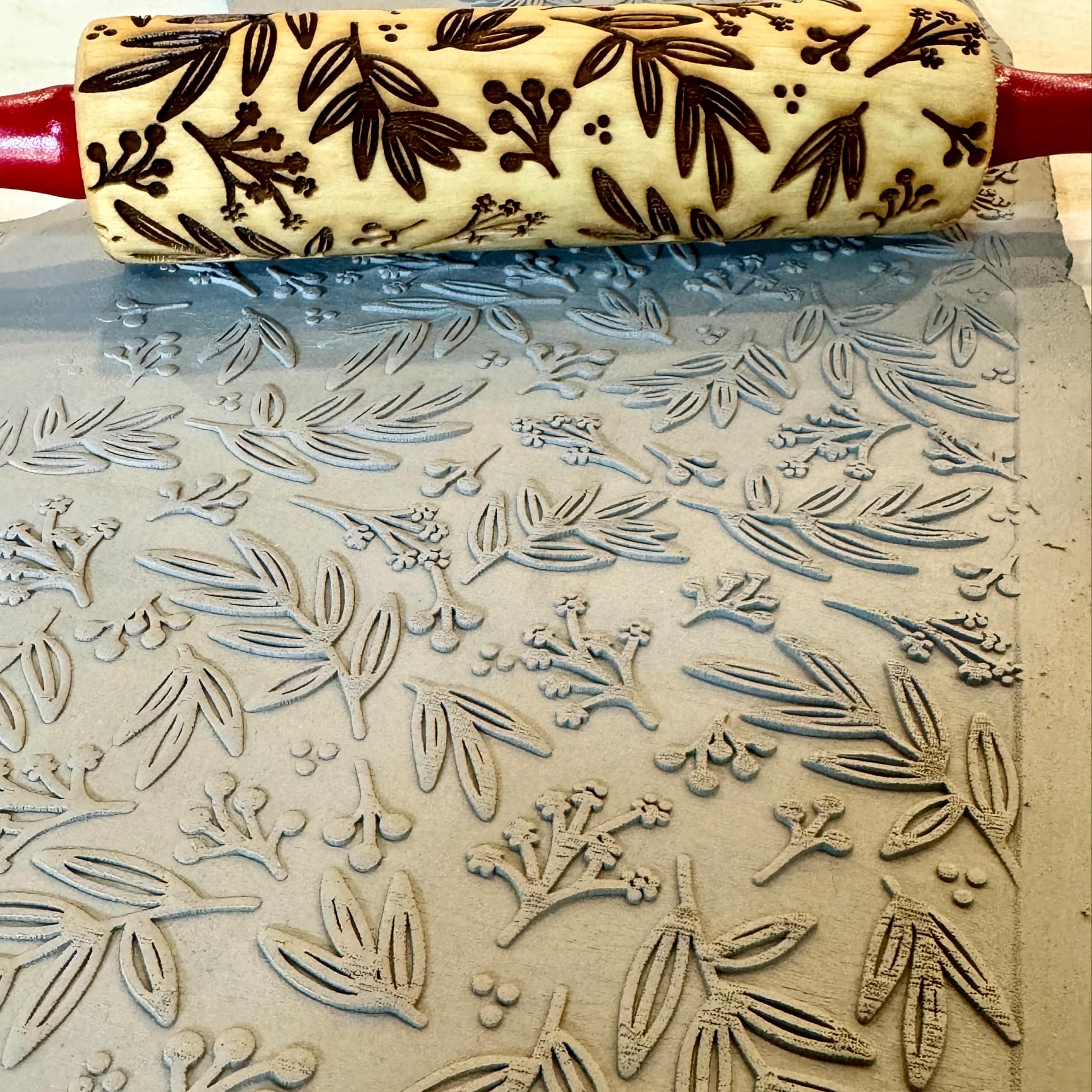 Winter Berries 7 Rolling Pin
