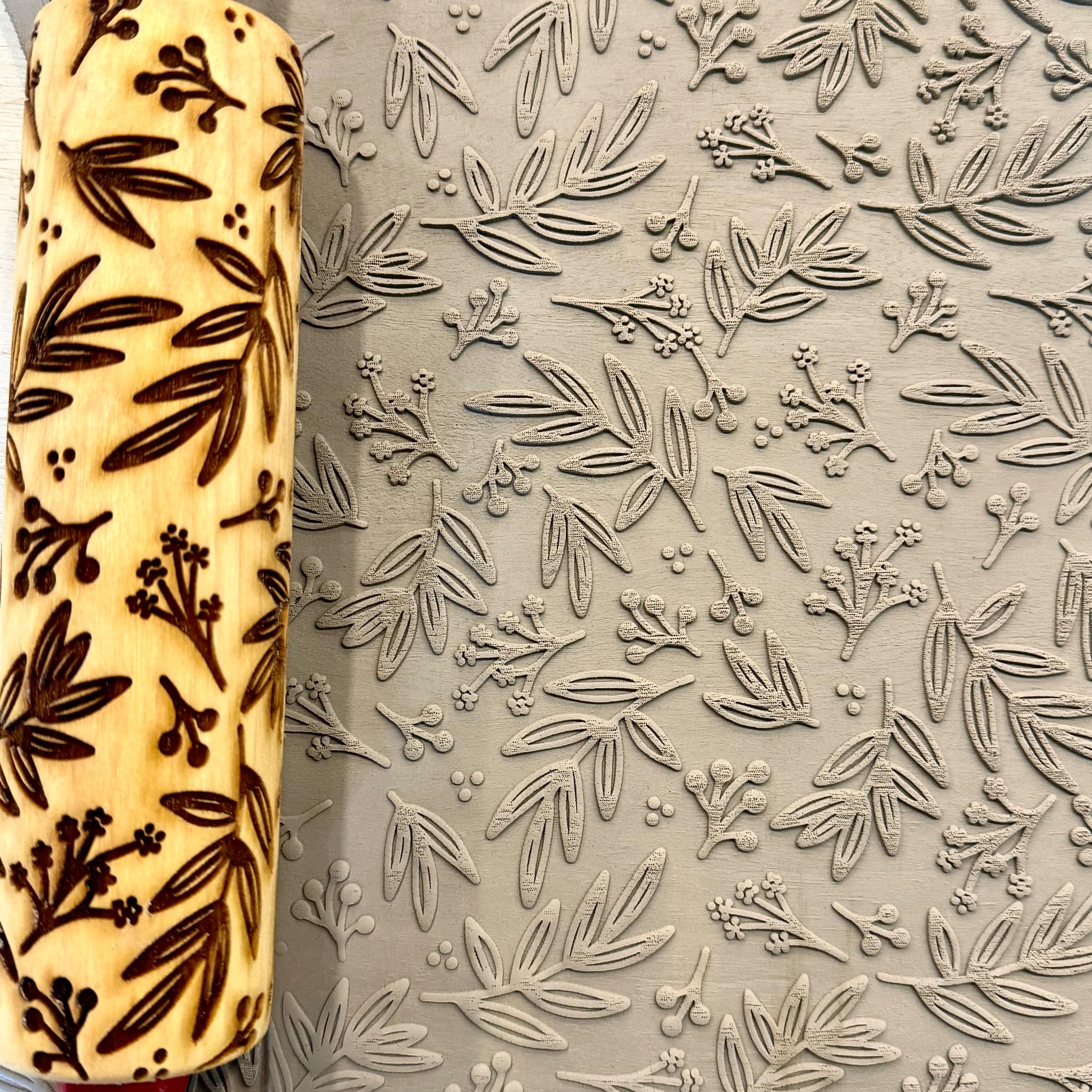 Winter Berries 7 Rolling Pin